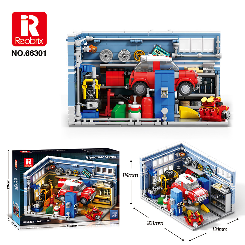Kids Toys Shop - Auto Repair Shop Bricks Model Car